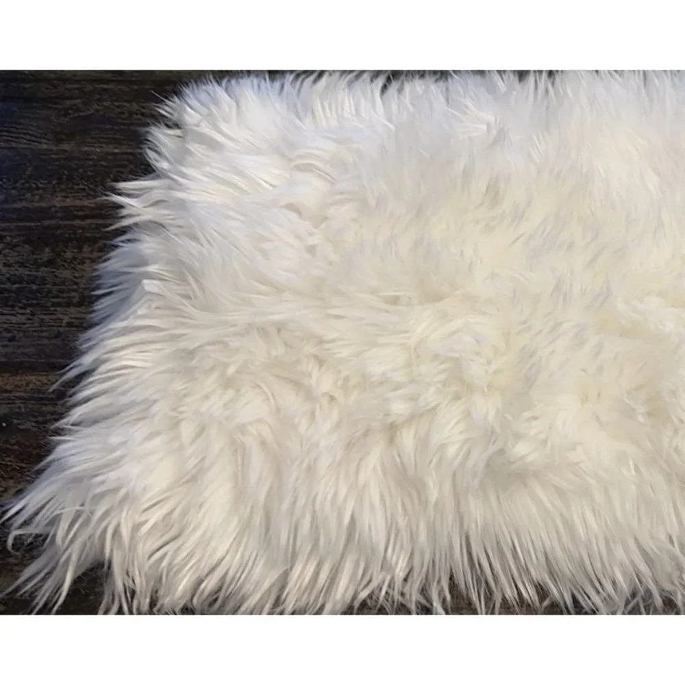 Christmas Table Runner Faux Fur Cloth Thanksgiving Decor Xmas Wedding Decoration